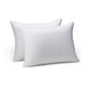 thumbnail image 1 of Almohada alternativa de plumón para dormir de espalda, densidad media, tamaño estándar, 66 x 51 cm, paquete de 2, color blanco, 1 of 7
