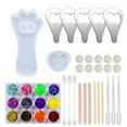 thumbnail image 1 of Molde de Silicona para Abrebotellas en Forma de Garra de Gato - Kit DIY de 41 Piezas con Accesorios Incluidos (Modelo 1 de Garra de Gato), 1 of 7