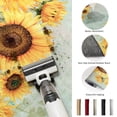 thumbnail image 5 of 4'x6' Area Rugs, Yellow Sunflower Blossom Indoor Outdoor Area Rug for Living Room Bedroom, Summer Floral Vintage Boho Green Washable Bathroom Rugs Kitchen Floor Carpet Mats Home Decor Aesthetic, 5 of 8