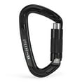 thumbnail image 1 of 24KN Twist Locking Gate Carabiner Heavy Duty Auto Lock Carabiner Outdoor D-ring Buckle Climbing Rappelling, 1 of 8