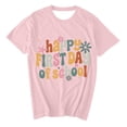 thumbnail image 3 of Seasonal Graphic Tee For Stylish Short Sleeve Crewneck Top Ideal Back To School For Her, 3 of 3