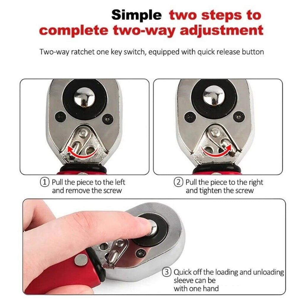 ZPAQI Adjustable Torque Wrench Tire Changing Torque Wrench for Secure Wheel Mounting