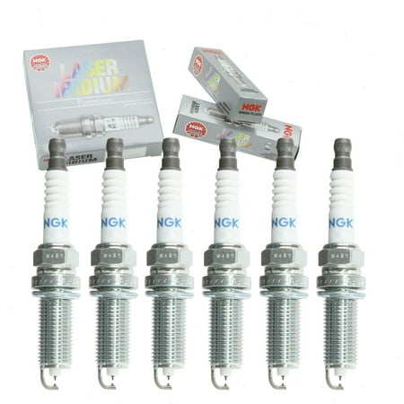 6 pc NGK Laser Iridium Spark Plugs compatible with Nissan Pathfinder 3.5L V6 2013-2020