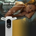 thumbnail image 6 of Costway 1500W Electric Space Heater Oil Filled Radiator Heater W/ Foldable Rack White, 6 of 10