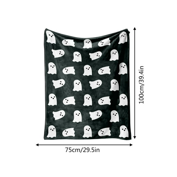 Halloween Printed Blanket Sofa Throw Office Cover for Travel Sizes 29.5x39.4 Inches Plush Material Cozy Comfort