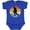 Royal Blue, variant on Inktastic Hockey Player Retro Sunset Boys or Girls Baby Bodysuit