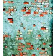 thumbnail image 3 of Wall Duvet Cover Set, Fragment of Brickwork Close-up Photograph Old Damaged Dramatic Wrecked Grunge Texture, Decorative 3 Piece Bedding Set with 2 Pillow Shams, Queen Size, Red Teal, by Ambesonne, 3 of 3