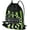 GREEN, BLACK, variant on Beetlejuice Beetle Worm Drawstring Backpack Sports Bag Sackpack 17" x 13", Perfect for Gym, Yoga or Practice