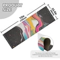 thumbnail image 5 of Yayeee Runner Rug for Bedroom 2'x6' Machine Washable Hallway Non Slip Mat, Colorful Black, 5 of 8
