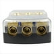 thumbnail image 3 of Portafusibles ANL de 3 VíAs, Bloque de DistribucióN de Fusibles de Cobre de Calibre 0/2/4 una Calibre 4/6/8 de 60 Amperios para Amplificador de Audio para AutomóVil, 3 of 5