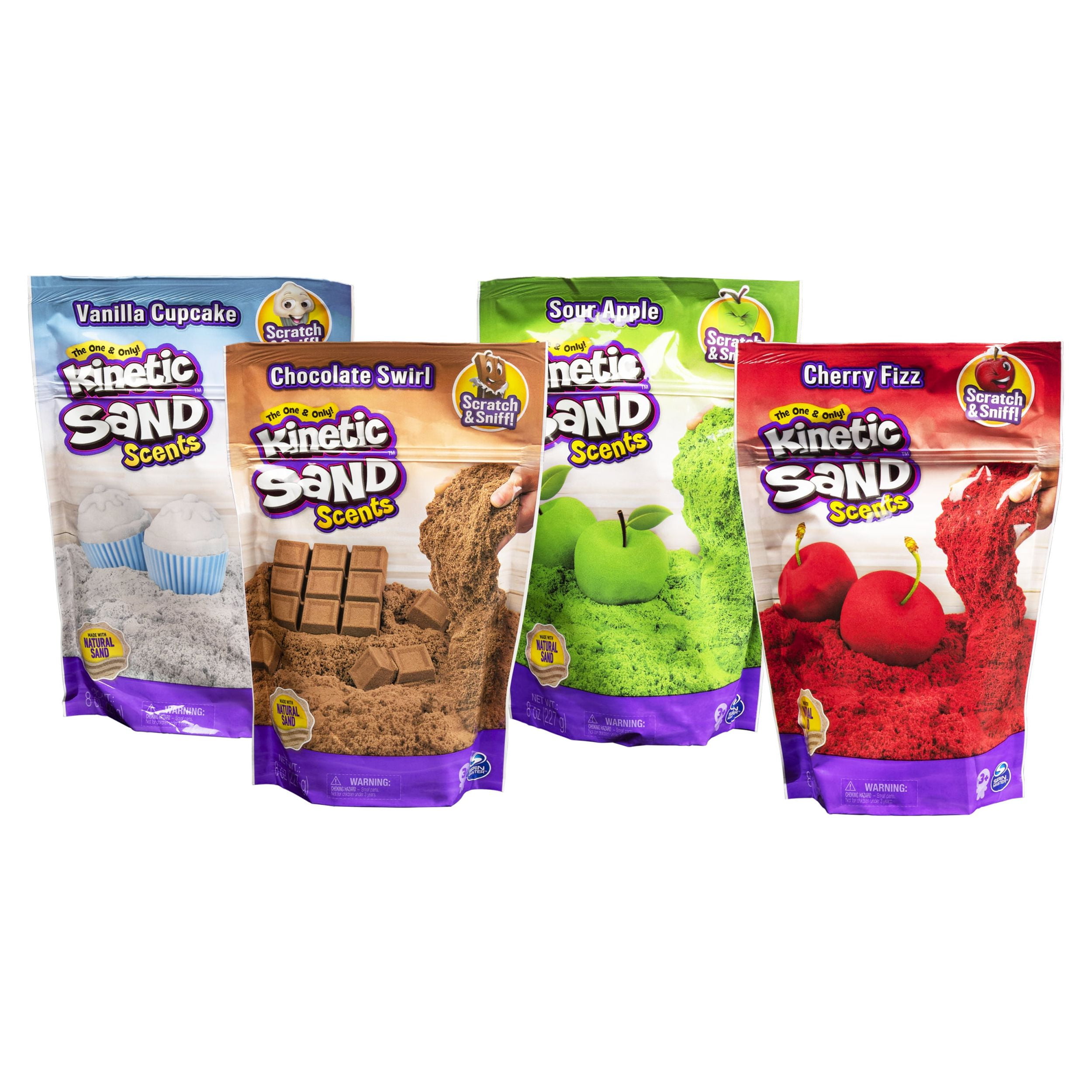 Kinetic Sand, 8oz Scented Play Sand (Styles May Vary), Sensory Toys for Kids Ages 3 and up