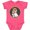 Vintage Hot Pink, variant on Inktastic Jack Russell Terrier Dog Art Boys or Girls Baby Bodysuit