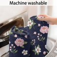 thumbnail image 5 of Pioneer Flower Floral Print Pattern Bathroom Rugs Mat, Non Slip Microfiber Bathroom Rug with Rubber Backing, Soft Mats for Bathroom Floor Tub Shower, 17"x47", 5 of 5