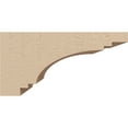 thumbnail image 3 of 4"W x 8"D x 4"H Wide Pescadero Rough Cedar Woodgrain TimberThane Corbel, Primed Tan, 3 of 6