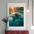 thumbnail image 2 of Diamond Art Kit for Adults, Turtle Swimming In Sunlit Water Diamond Painting for Adults Beginners, 5D DIY Diamond Art Painting Kits, Colorful Diamond Painting Craft for Home Decor 12x16, 2 of 7