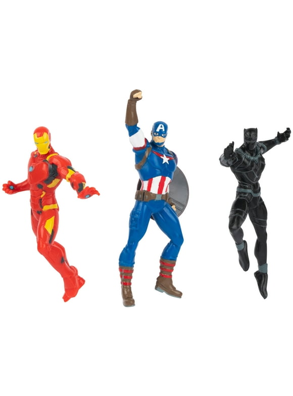 SwimWays Marvel Avengers Dive Characters - Captain America, Black Panther, and Iron Man