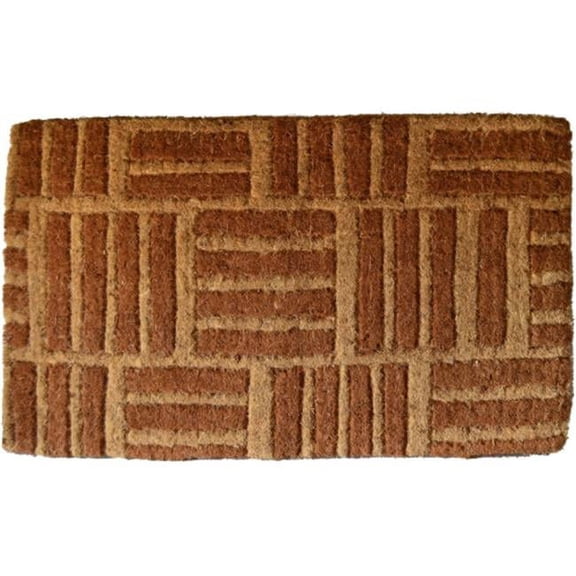 Criss Cross Door Welcome Mat