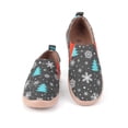 thumbnail image 2 of Zapatos Cómodos para Barcos Informales Lona Mocasines Navideños Mujer Antideslizantes Transpirables Punta Redonda Viajes Al Aire Libre, 2 of 9