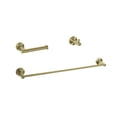 thumbnail image 1 of Elegant Kitchen & Bath HWB-11S3HBGD Freya 3 Piece Bathroom Hardware Set, Brushed Gold, 1 of 1