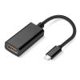 thumbnail image 2 of Adaptador compatible de tipo C a HDMI 4kx2k 30Hz 1080P Teléfono PC Cable de TV (Negro) Ndcxsfigh Nuevos Originales, 2 of 9