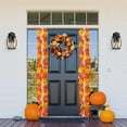 thumbnail image 4 of Maple Leaf Garlands Vines for Halloween Decorations, Foldable Beautiful Artificial Garland for Home Garden Wedding Party Thanksgiving Dinner Fireplace Door Frame 39.37Inch Orange, 4 of 6