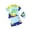 Blue-b, variant on MuXiKeJi Clothes Boys Swimming Suit Quick Drying Swimwear Set Boys Swim Shirt and Shorts Set Water Park Boys Quick Dry Bathing Suit