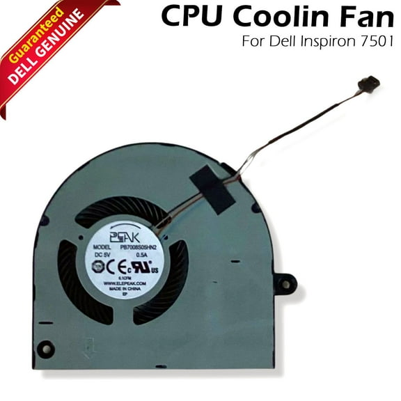 Dell OEM Inspiron 7501 Vostro 7500 CPU Cooling Fan Only 0YND40 YND40 - New