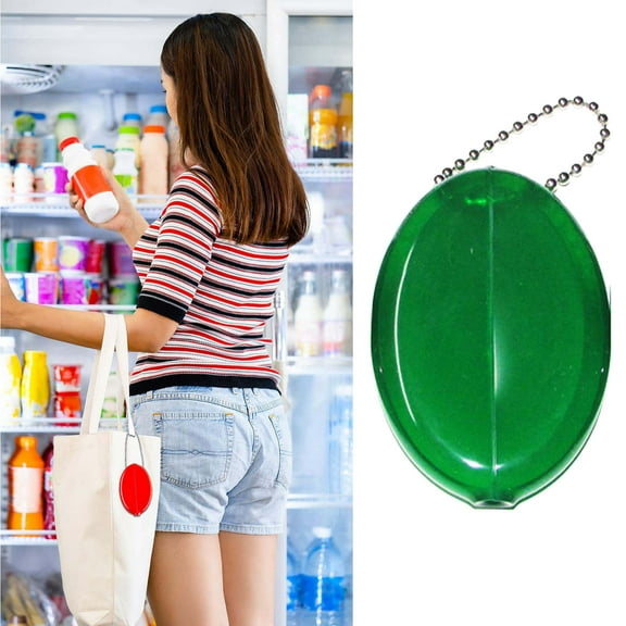Rubber Purse Oval Purse Holders Colorful Purse With Chain For Men Women Travel Purpose