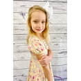 thumbnail image 6 of Yellow Floral Double Ruffle Twirly Dress, 6 of 9