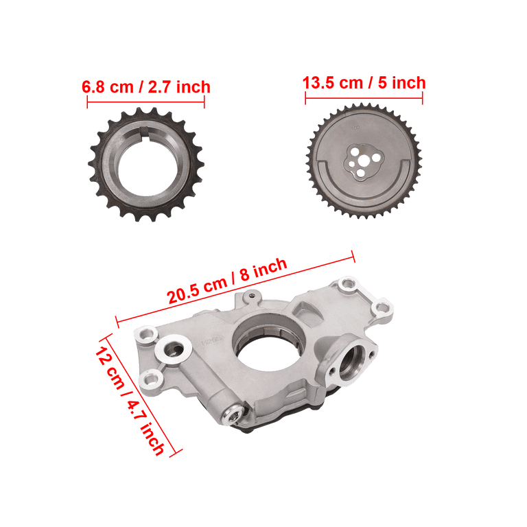Oil Pump With Timing Chain Kit For Chevy GM 4.8L 5.3L 6.0L LS1 LS2 LS3