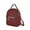 Red 4B8, variant on ZZkhGO Leather Backpack Casual Daypack, Zippered Pockets Crossbody Shoulder Bag, Mini Backpack Purse for Women Travel
