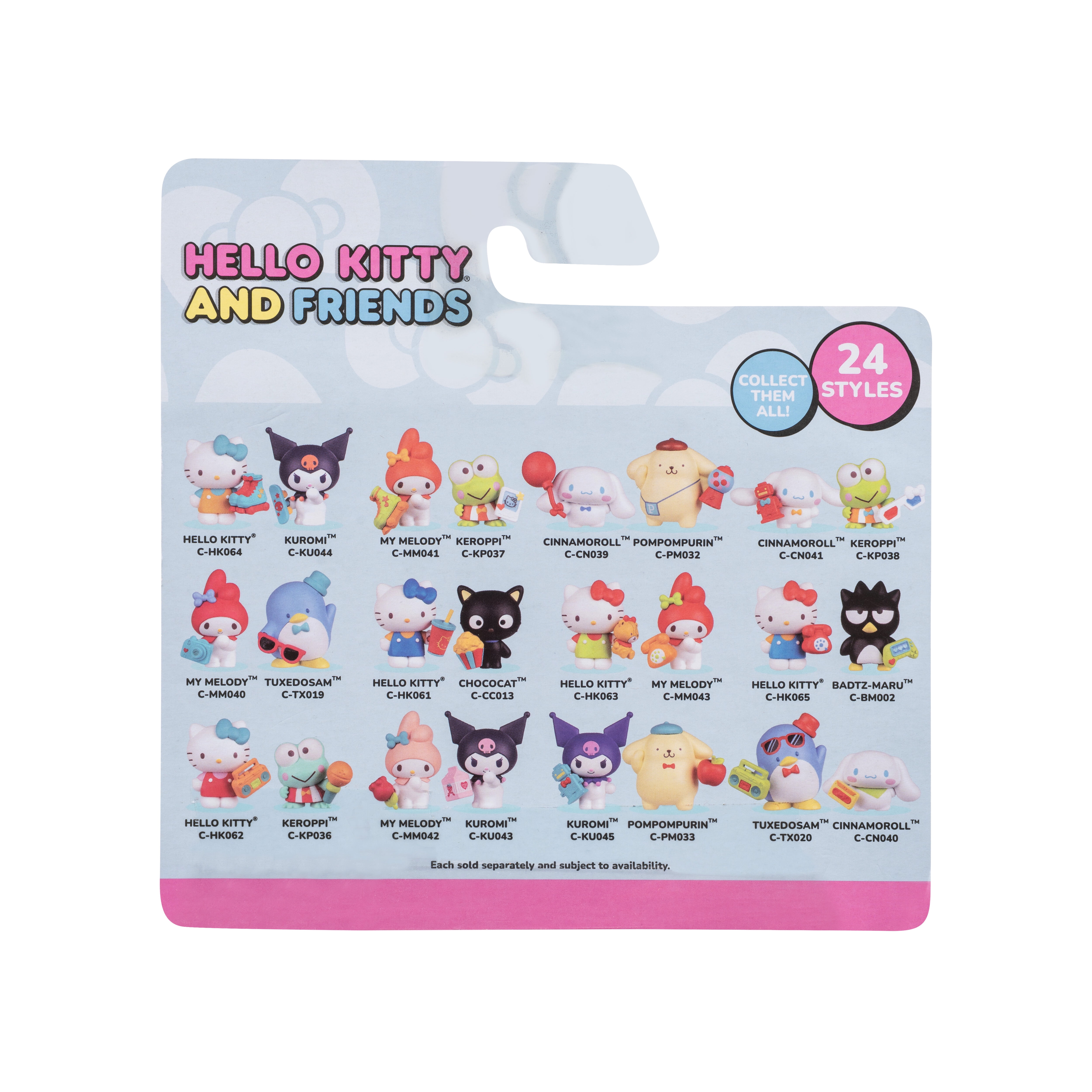 Hello Kitty and Friends - 2 inch 2 Figure Pack - Rainbow Vibes