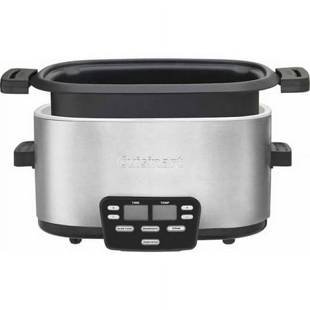 Cuisinart - Cook Central 6-Quart 3-in-1 Multicooker - Stainless Steel