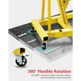 thumbnail image 5 of JoanKaren Hydraulic Engine Hoist,2 Ton Max,Heavy Duty Cherry Picker with 6 Steel Caster,Yellow, 5 of 6