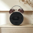 thumbnail image 4 of Unique Bargains Old Fashioned Circle Loud Alarm Clock Brown, 4 of 5