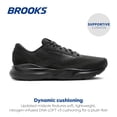 thumbnail image 2 of Zapatillas para correr Brooks Adrenaline GTS 24 para hombre, color negro, talla 11.5, 2 of 6