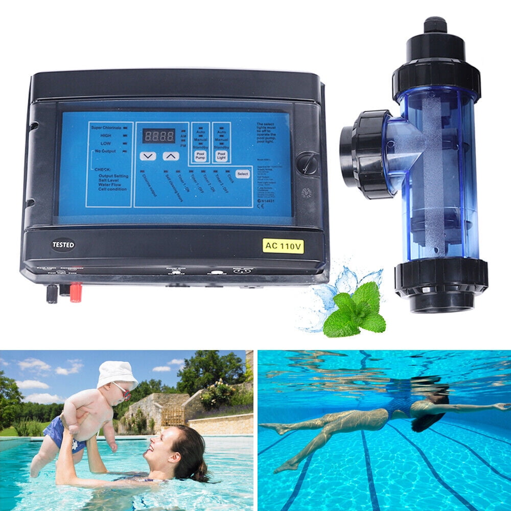 CNCEST 20g/H Salt Water Pool Chlorine Generator System Chlorinator for ...