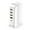 White, variant on Innotech Charging Station USB C - 30W for Multiple Devices Wall Charger Block 4 USB Ports, USB Charging Hub Smart IC, Charger Tower with Type-C 20W for iPhone iPad Tablets Smartphones, Home Office
