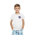 thumbnail image 6 of Boys Girls Independence Day Patriotic Tops Kids 4Th Of July Cotton Shirt Casual Round Neck Short Sleeve Tees White 5-6 Years, 6 of 6