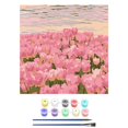 thumbnail image 4 of Pintura al óleo acrílica digital DIY CAIROYAR Flor Mariposa 20 * 20 cm Coloración sencilla N0 S7Y1, 4 of 7