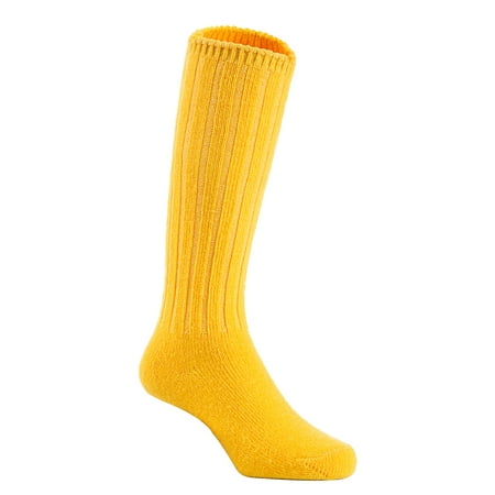 

Lovely Annie Unisex Children 3 Pairs Knee Length Wool Socks Size 4-6Y(Yellow)