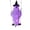 Purple, variant on MInHoues 4.9FT Halloween Swing Hanging Ghost with Witch Hat, Battery Operated LED Fabric Ghost Ornament, Spooky Cute Hanging Decor for Halloween Tree Porch Yard Garden Lawn Outdoor Decor