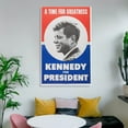 thumbnail image 6 of JFK Art Print John F. Kennedy USA Politician Poster Wall Decor Mural 3 Room Aesthetic Poster Print Art Wall Painting Canvas Posters Gifts Modern Bedroom Decor 16x24inch(40x60cm), 6 of 6