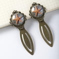 thumbnail image 3 of Starfish Book Accessories: Vintage Copper-Colored Lace Bookmarks - Set of 2 Stainless Steel Bookmarks for Readers and Book Lovers, 3 of 5