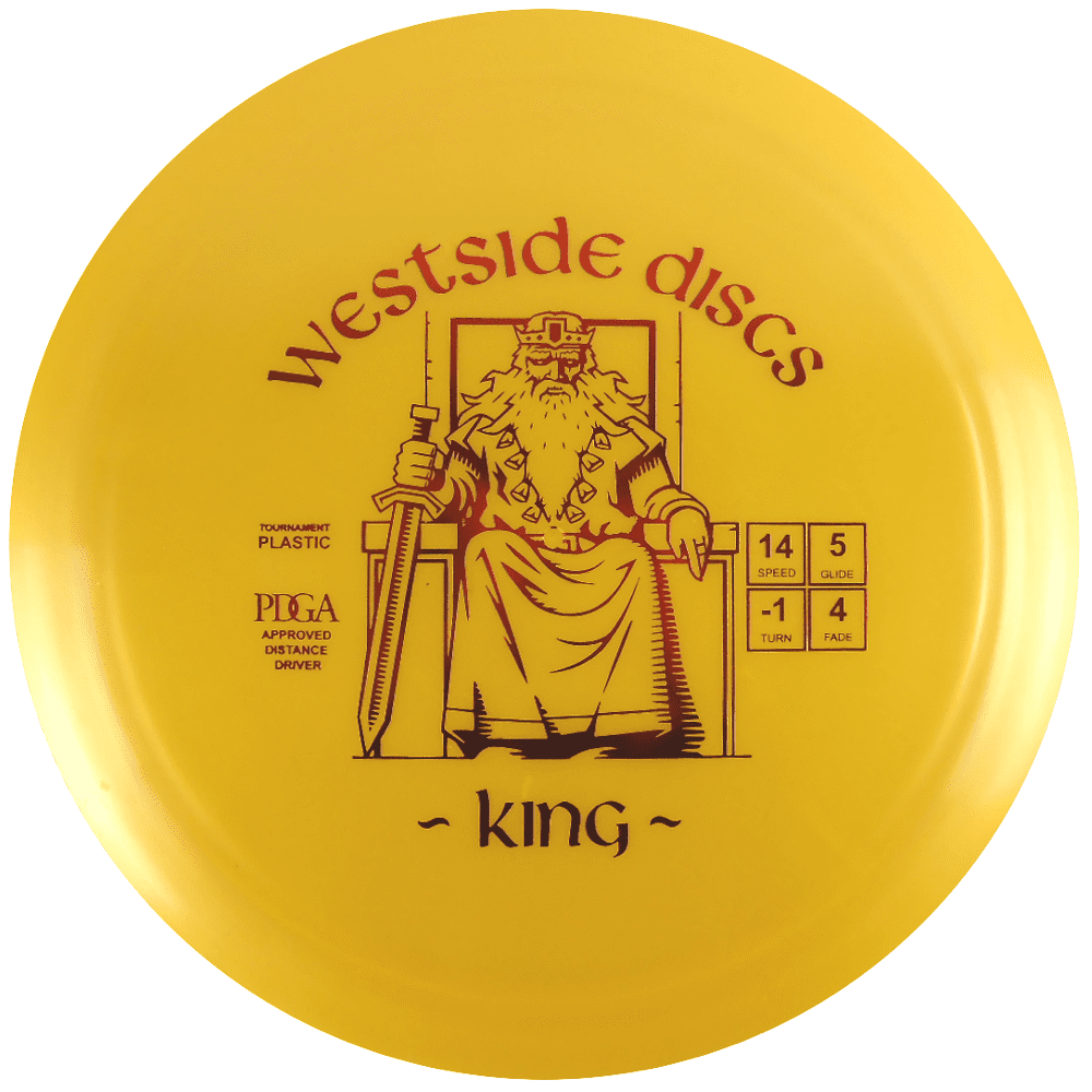Westside Discs Tournament King 165169g Distance Driver Golf Disc