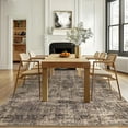 thumbnail image 2 of FairOnly 10'x13'Oriental Distressed Area Rug Machine Washable Non Slip Vintage Soft Indoor Floor Cover for Living Room Bedroom Office Study Room,Red Brown, 2 of 7