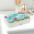 thumbnail image 6 of Cloud PU Leather Jewelry Boxes Necklace Holder Display Case with Removable Compartment Portable, 6 of 6