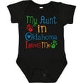 thumbnail image 3 of Inktastic My Aunt in Oklahoma Loves Me Boys or Girls Baby Bodysuit, 3 of 5