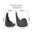 thumbnail image 2 of Exquisite Car Mudguards For Navara D40 2005-2016 Flap Splash Flaps Mudflapor Accessories, 2 of 2