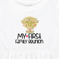thumbnail image 4 of Inktastic My First Family Reunion Girls Baby Dress, 4 of 5